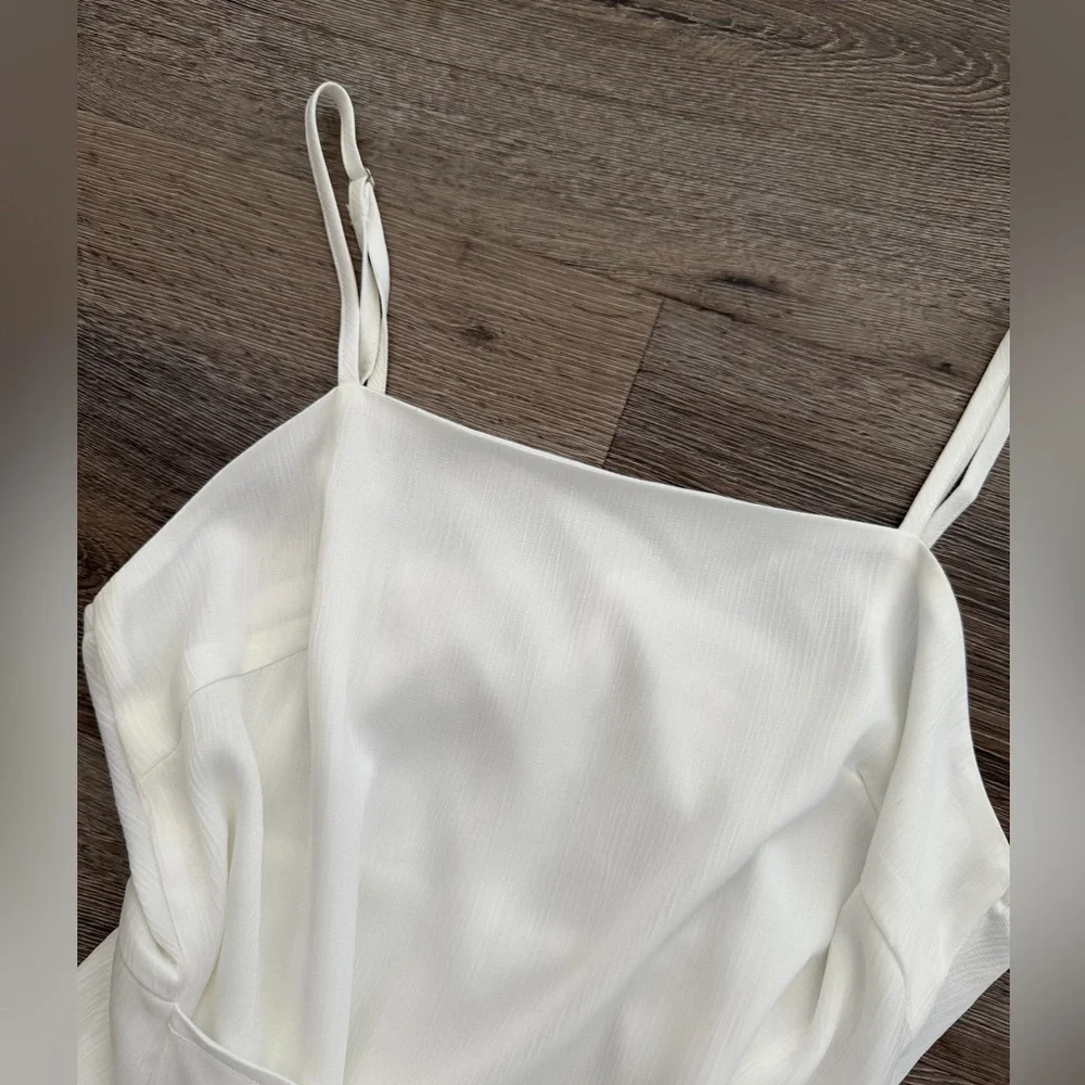 Altar’d State White Wrap Dress - Picture 3 of 4